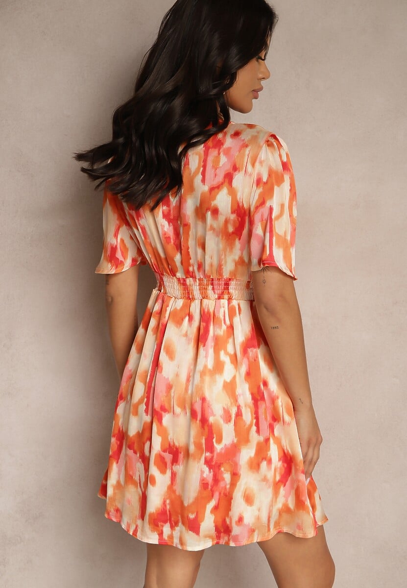 Rochie Rinarienna Portocalie 3