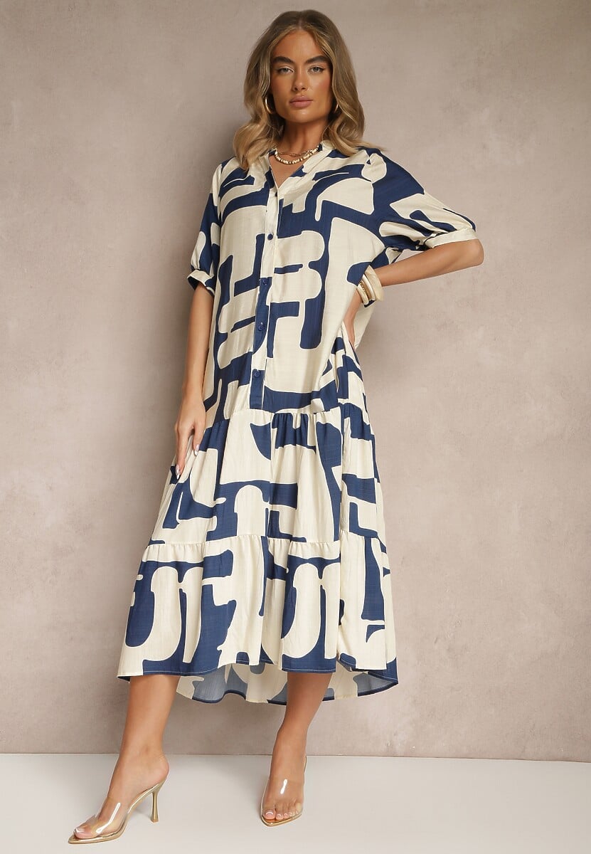 Rochie Filorea Bleumarin 1