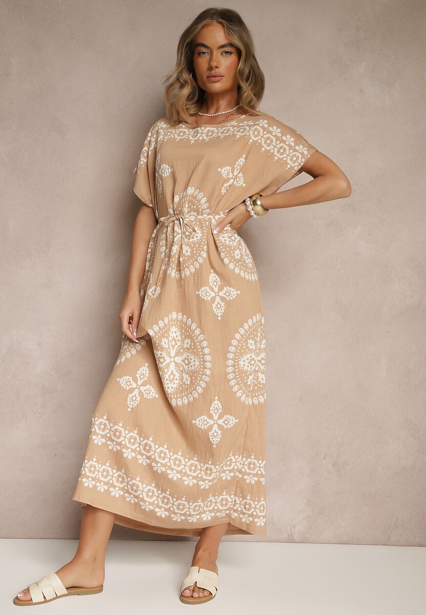 Rochie Mirasella Bej 1