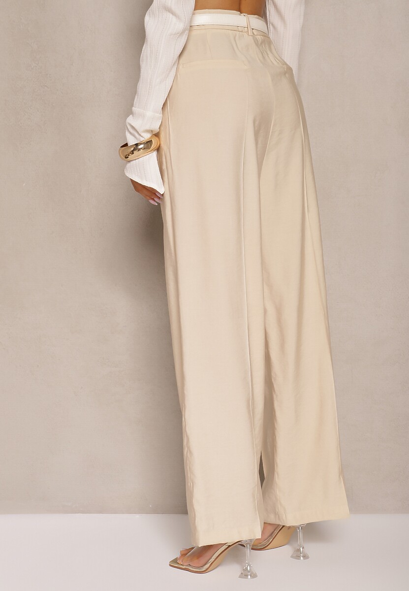 Pantaloni Efrase Bej deschis 3