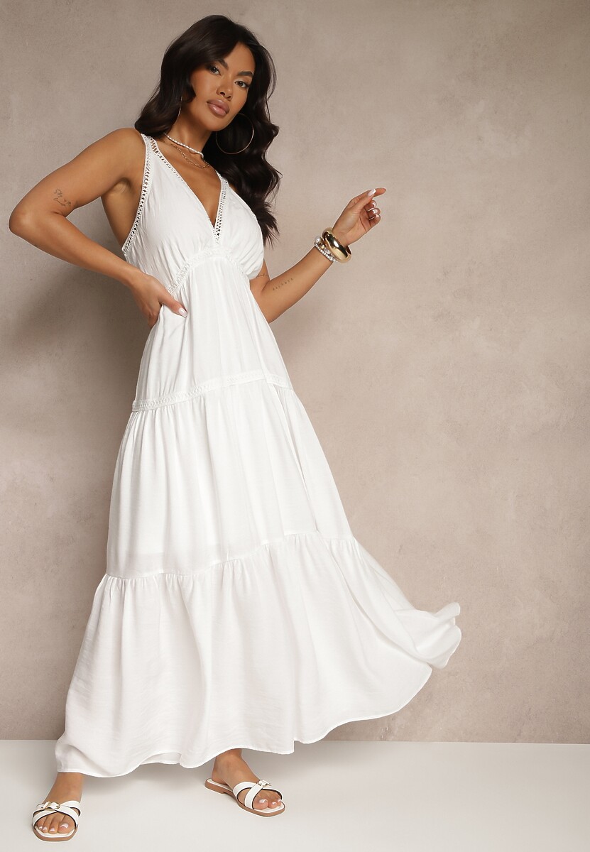 Rochie Mevelta Albă 1
