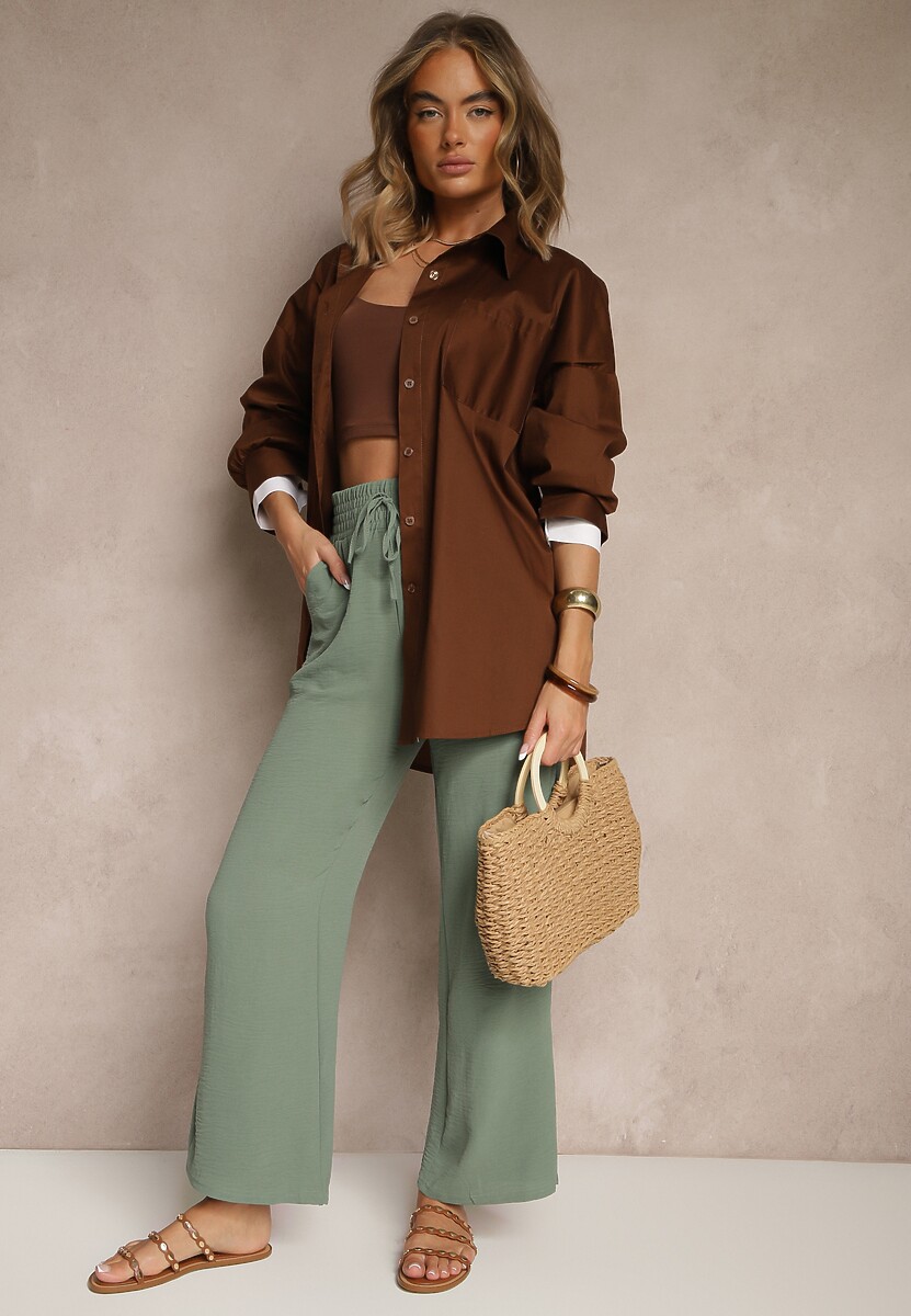 Pantaloni Savimirae Verde închis 2