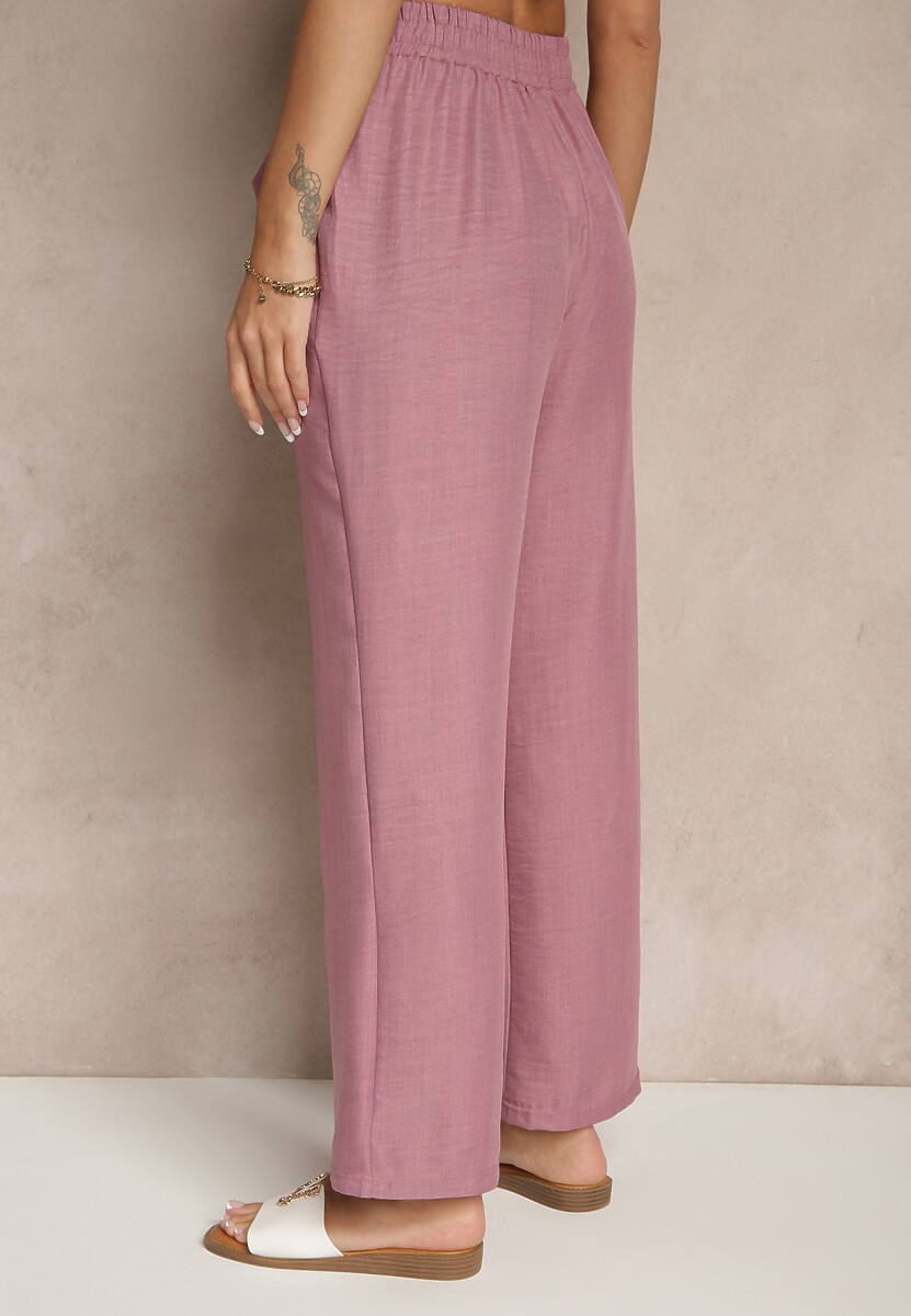 Pantaloni Mireniela Mov deschis 3