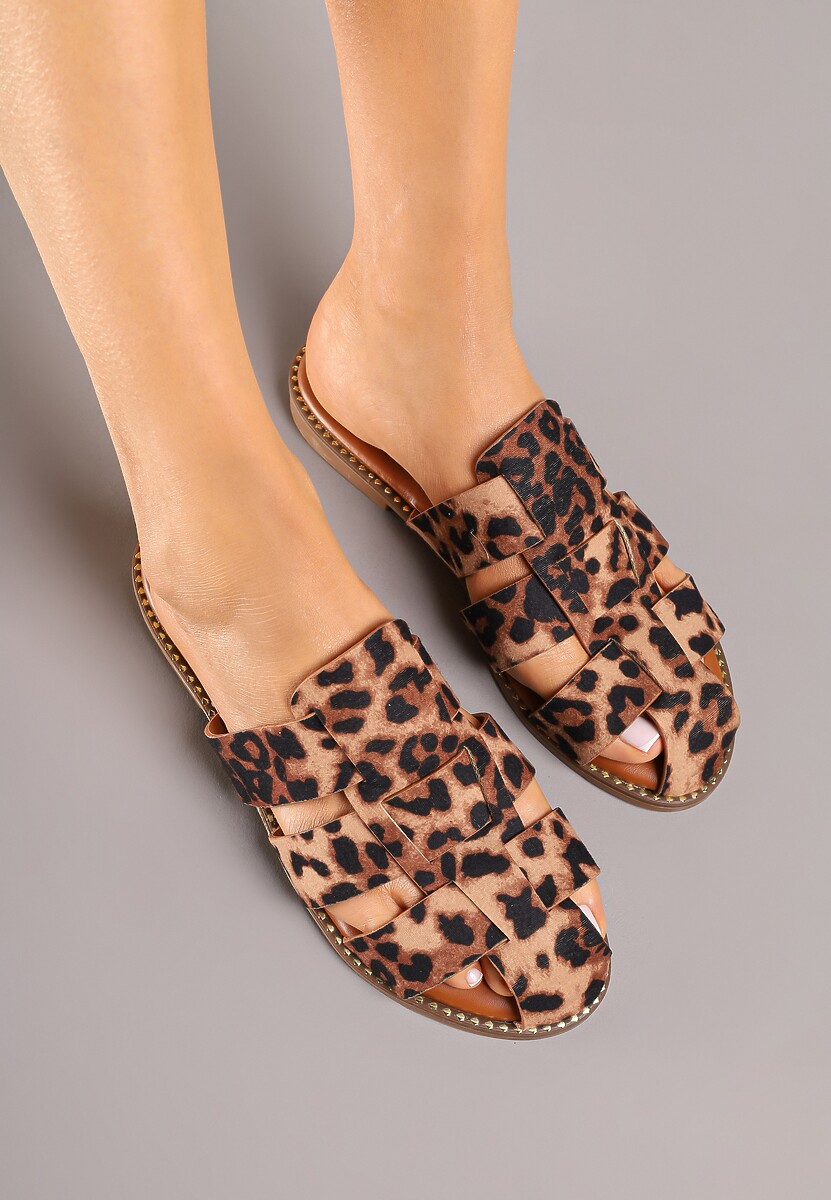 Papuci Zariette Imprimeu leopard 3