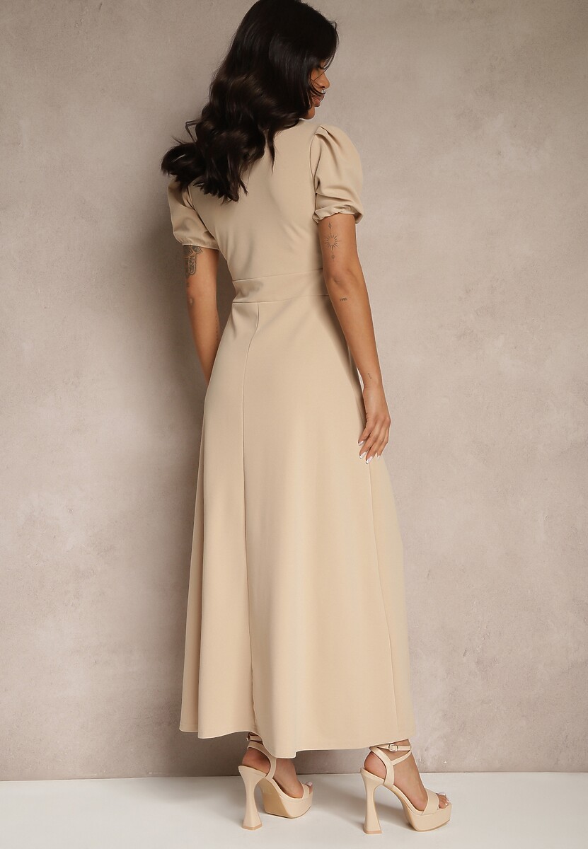 Rochie Efrusae Bej deschis 3