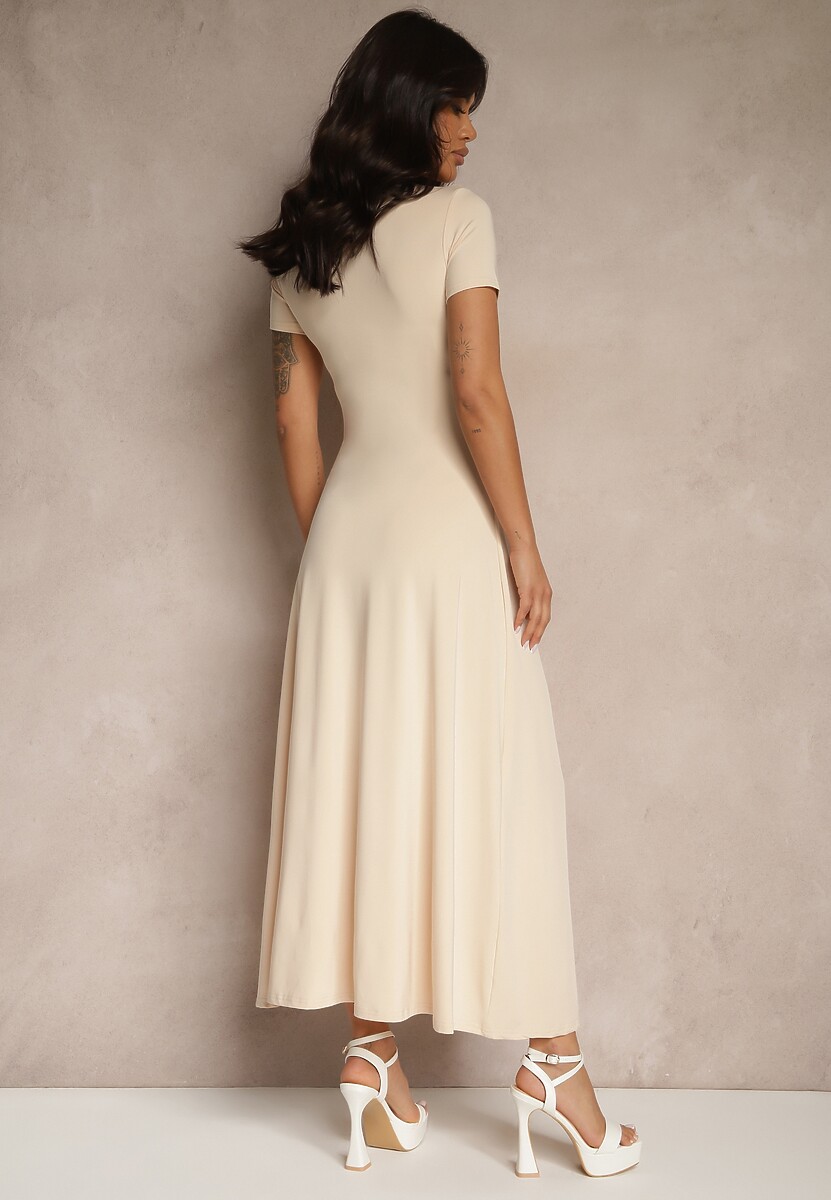 Rochie Liranisea Bej deschis 3
