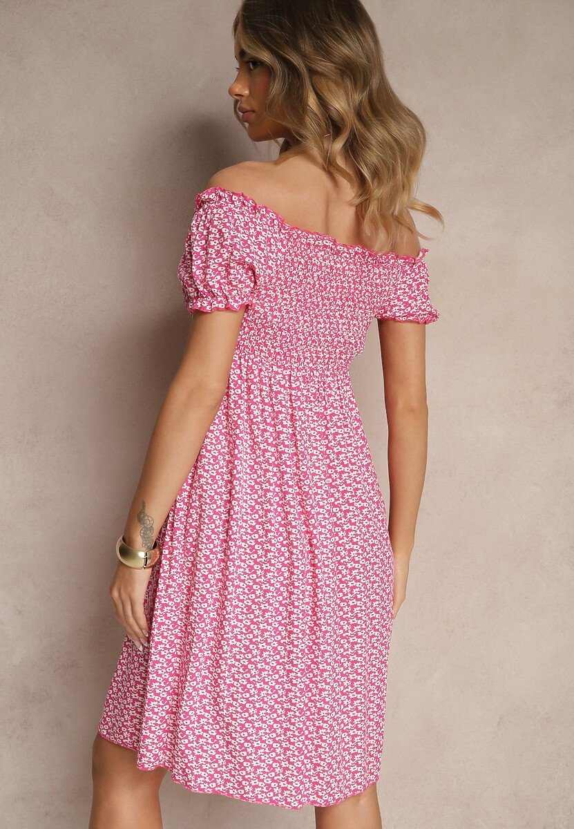 Rochie Mevandra Roz 3