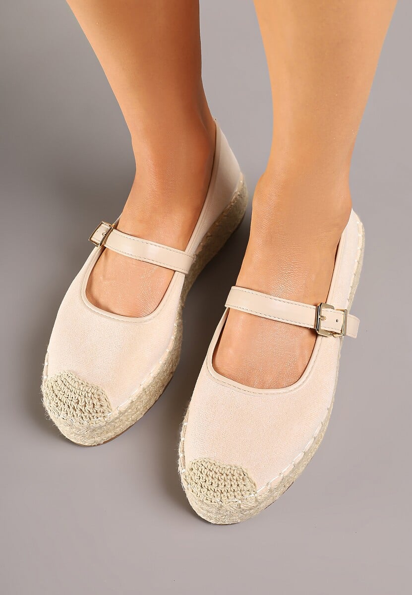 Espadrile Fevolise Bej 3