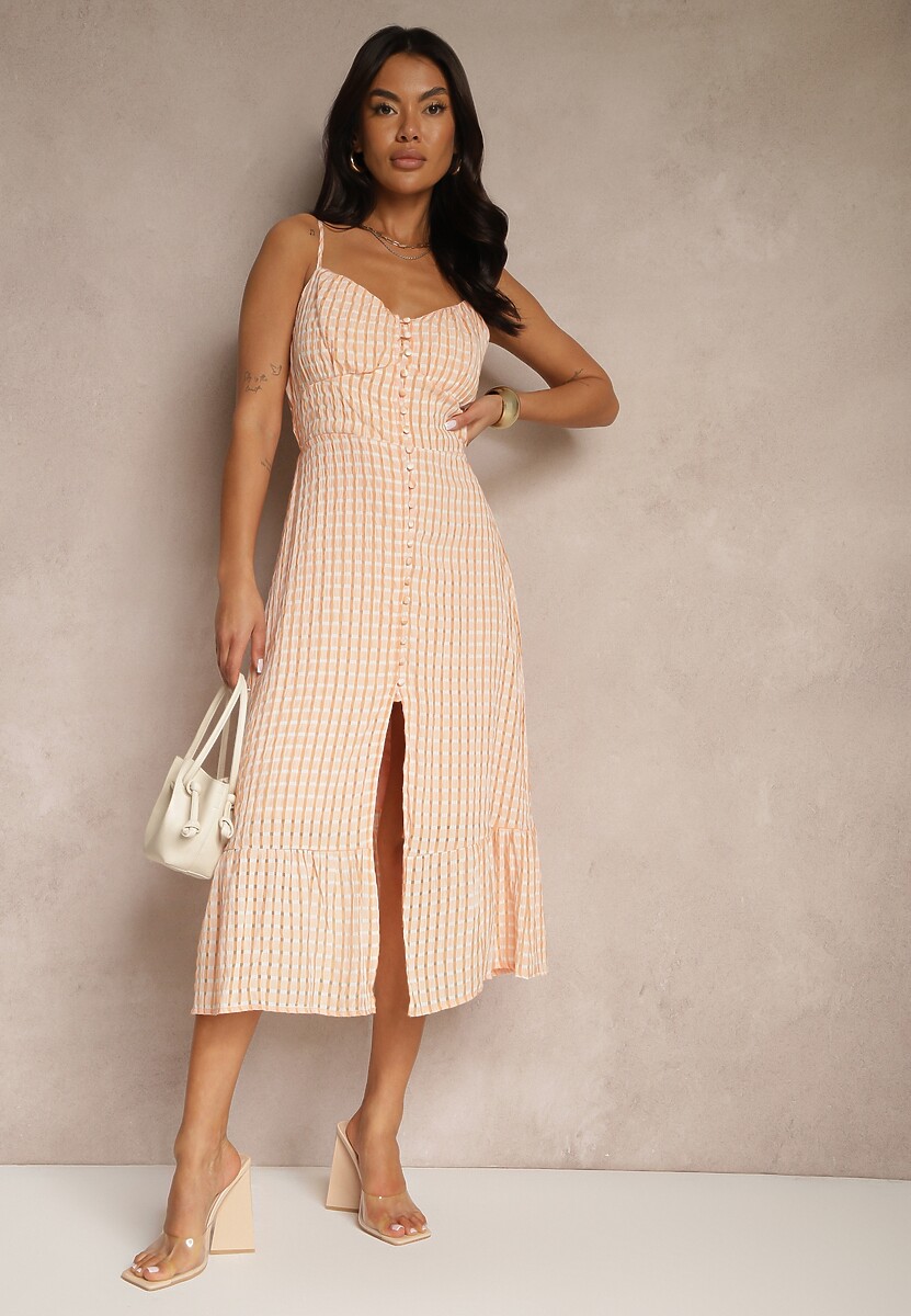 Rochie Efrisela Portocalie 2