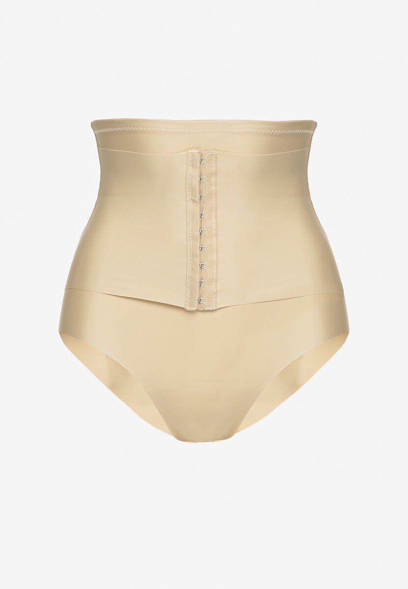 Beżowa Bielizna modelująca Majtki Typu Figi High Waist Salanovia 1