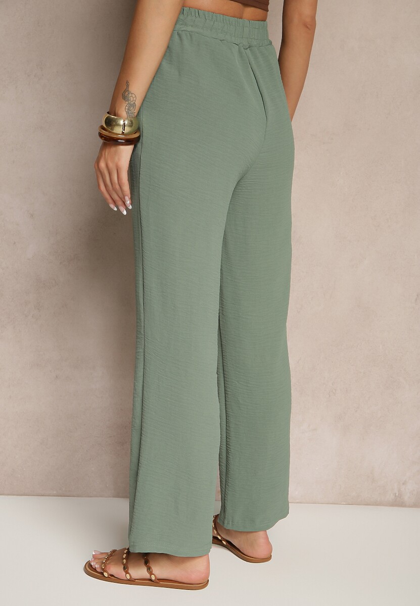 Pantaloni Salemira Verde închis 3