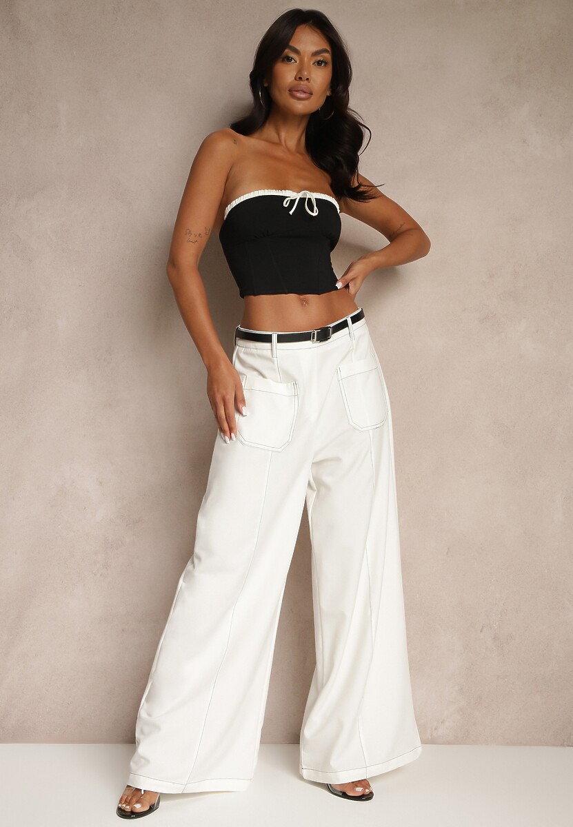 Pantaloni Linadia Albi 1