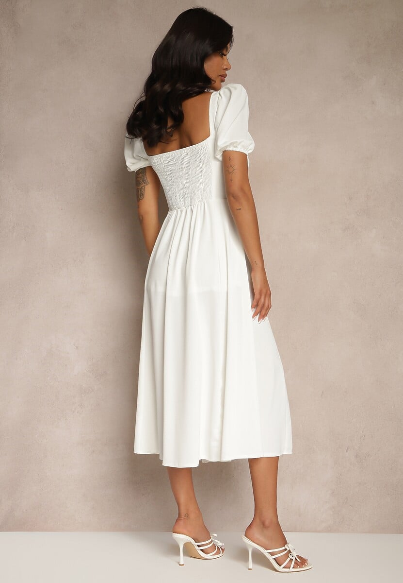 Rochie Idanvera Albă 3