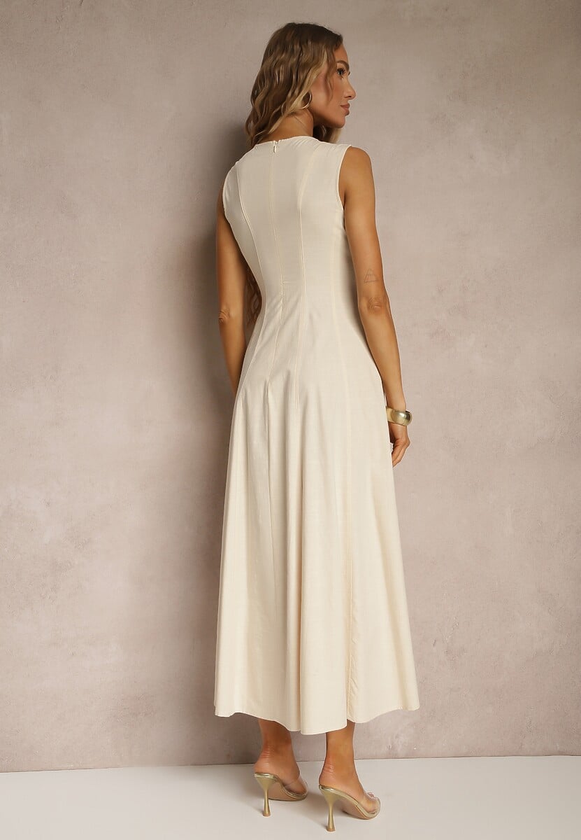 Rochie Saravisse Bej deschis 3