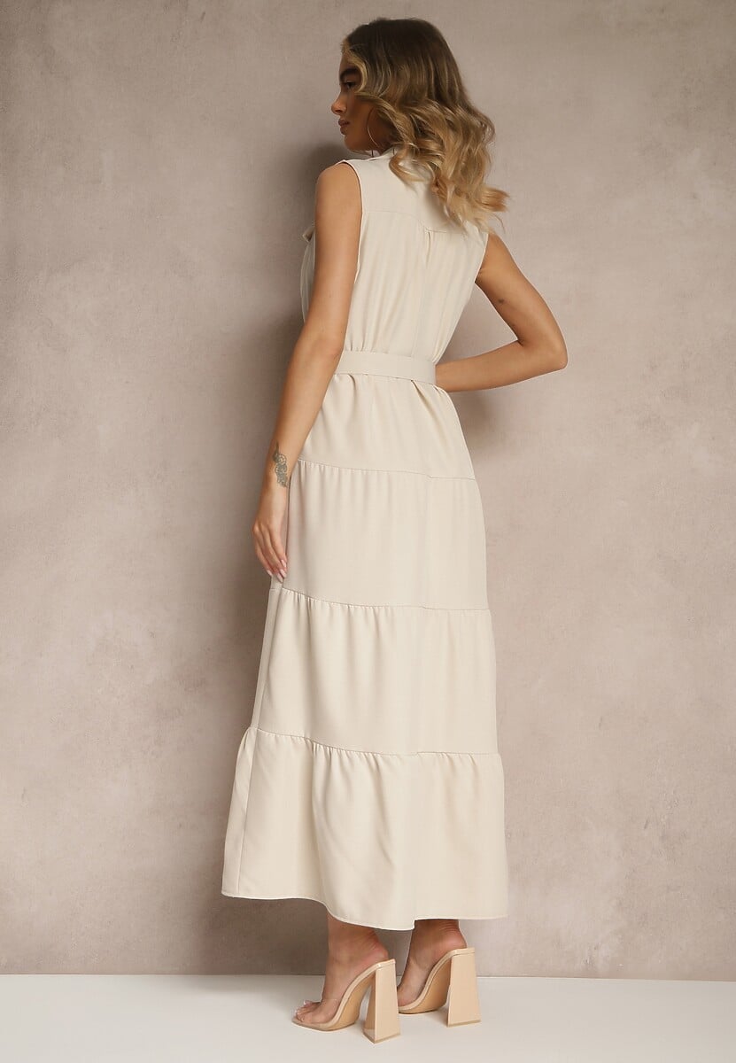 Rochie Maviosa Bej 3