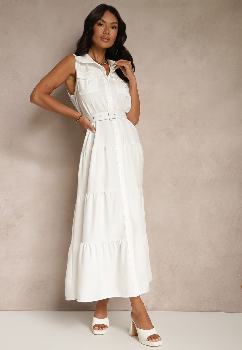 Rochie Maviosa Albă 2