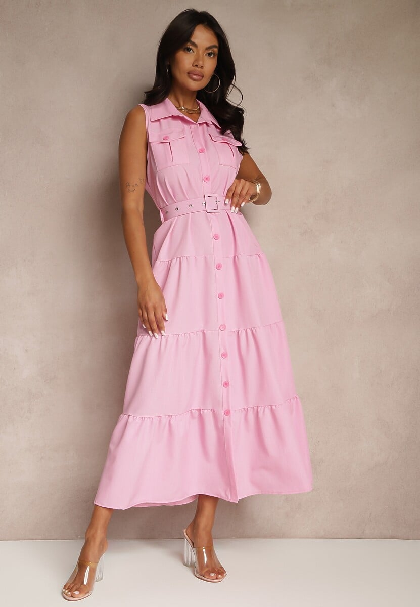 Rochie Maviosa Roz 1