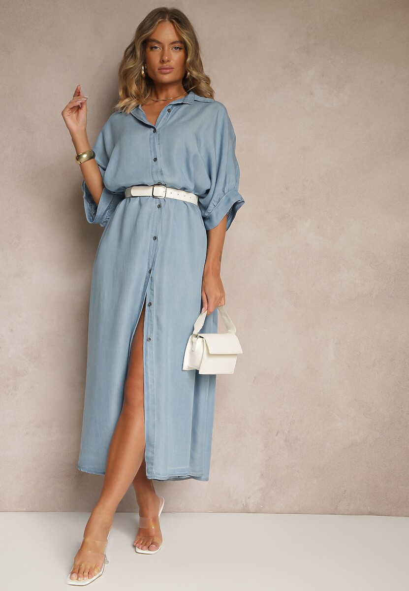 Rochie Milunessa Albastru deschis 2