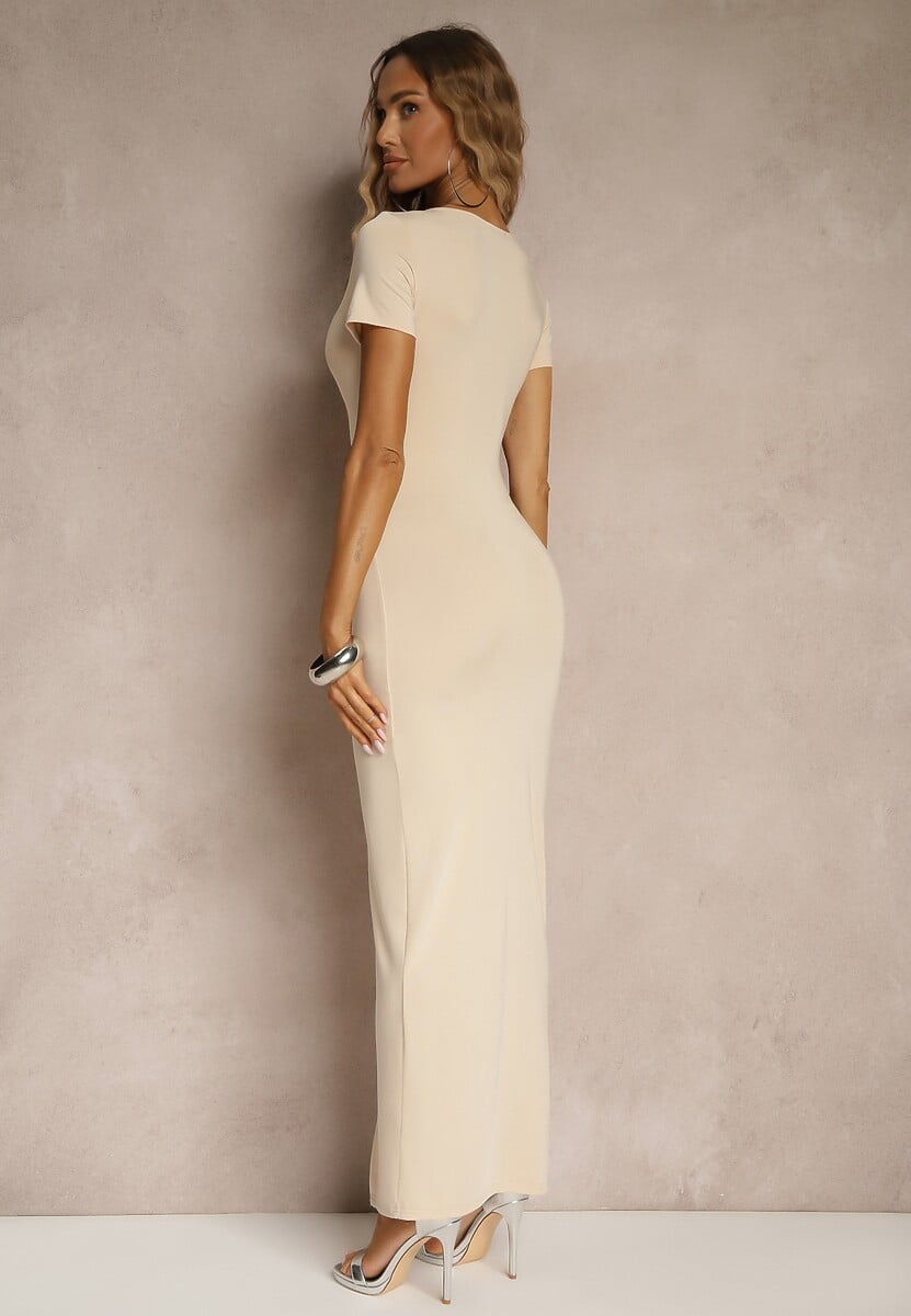 Rochie Milanorea Bej deschis 3