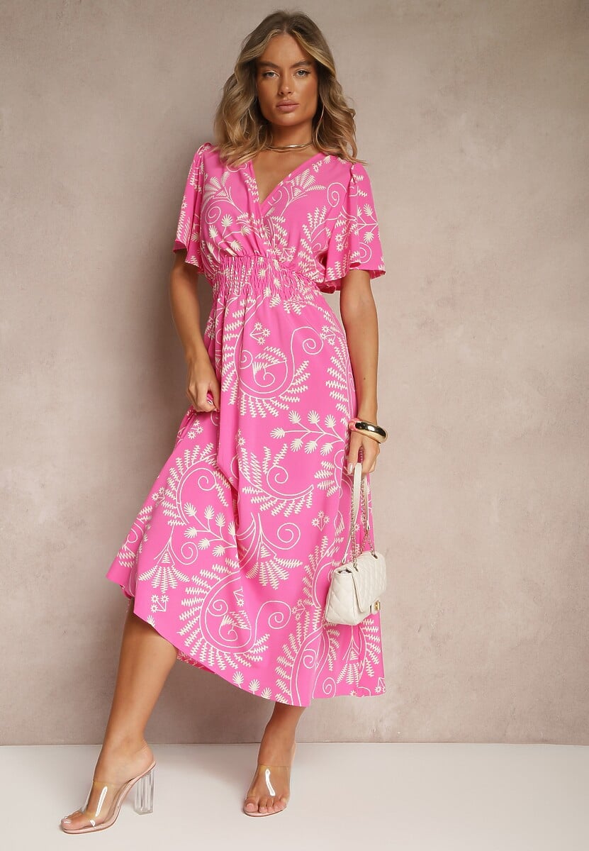 Rochie Lunasena Fucsia 2