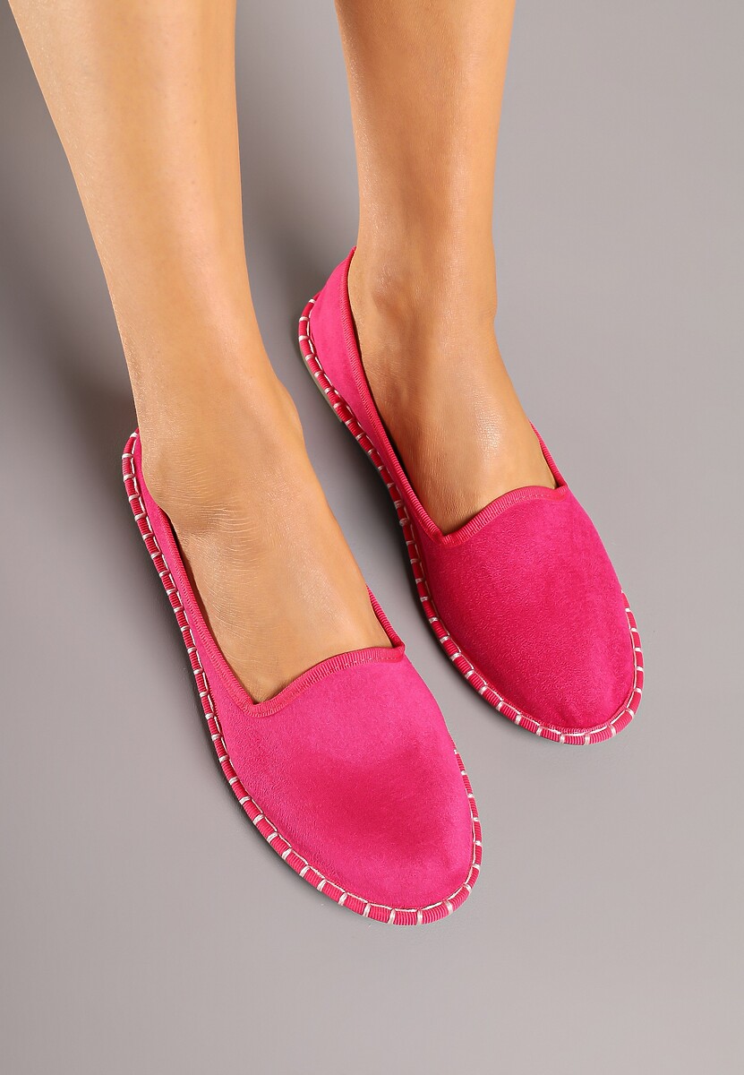 Fuksjowe Espadryle Balerinki z Przeszyciami Firalissea 3