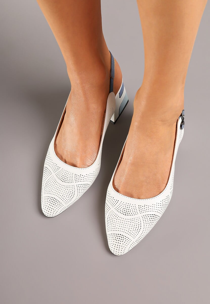 Pantofi cu toc Milanelle Albi 3