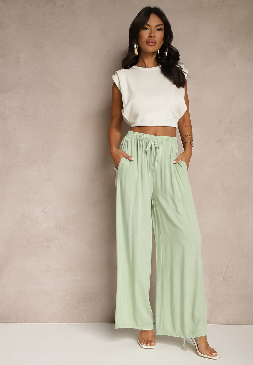 Pantaloni Verde deschis 1