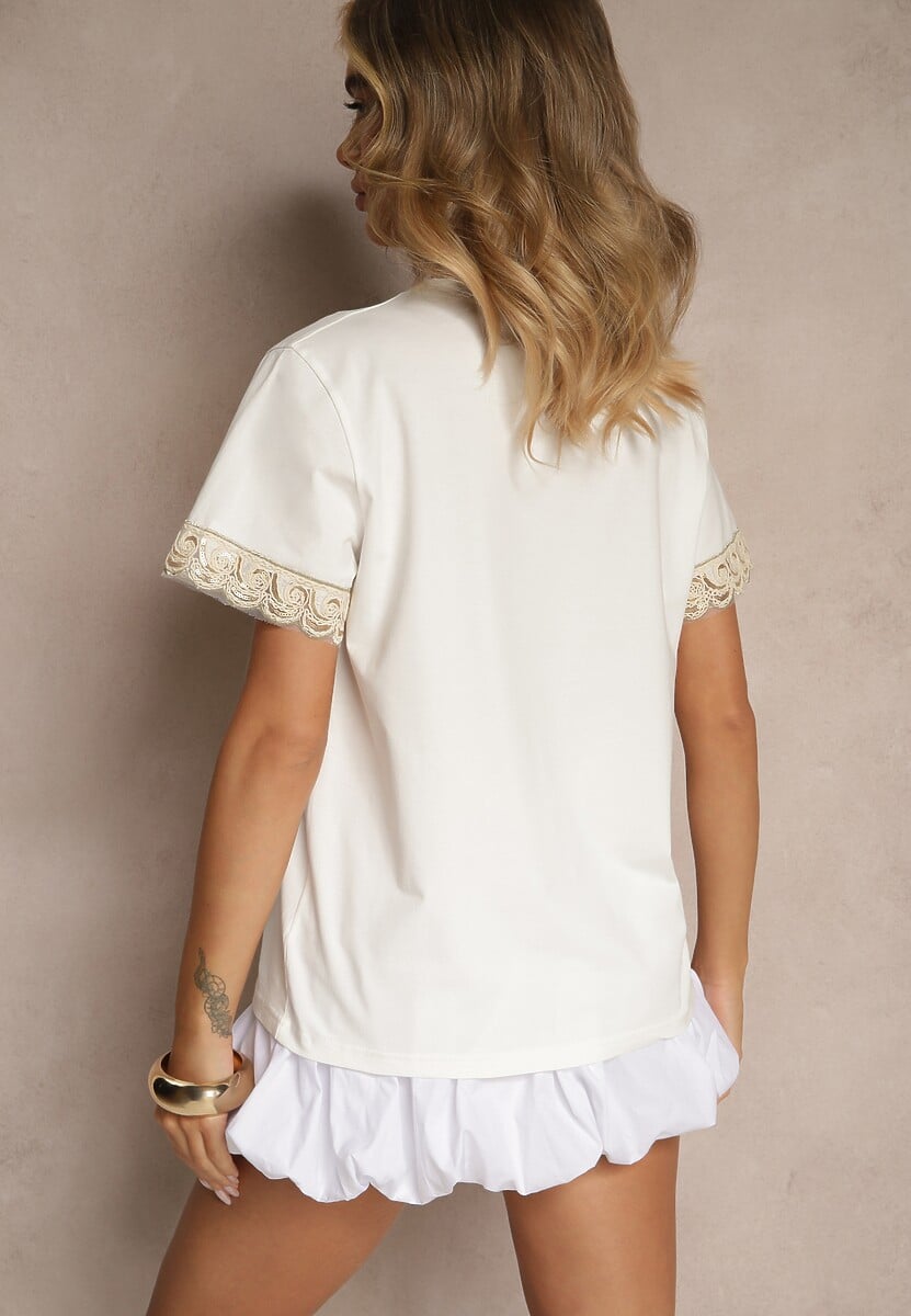 T-shirt Drane Alb 3