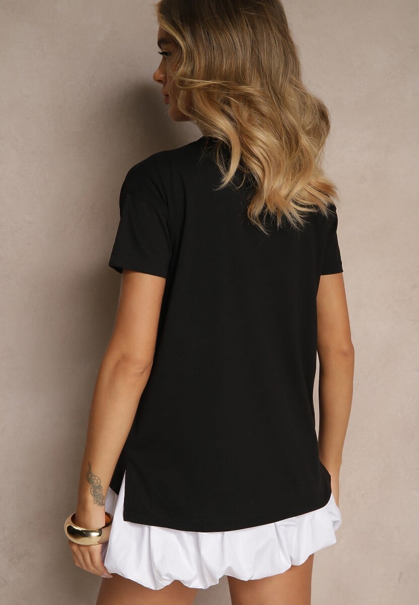 T-shirt Zilona Negru 3