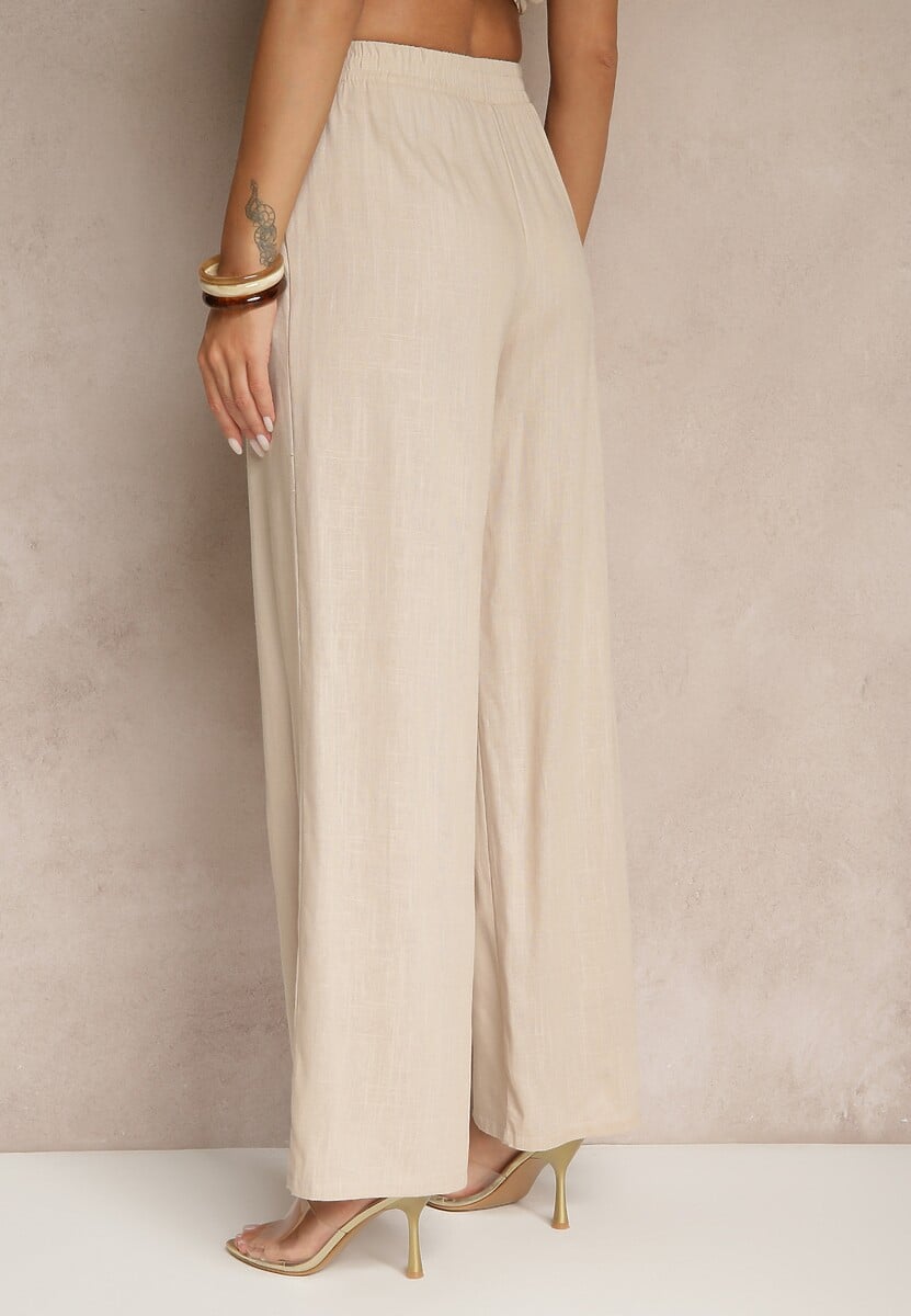 Pantaloni Filarive Bej deschis 3