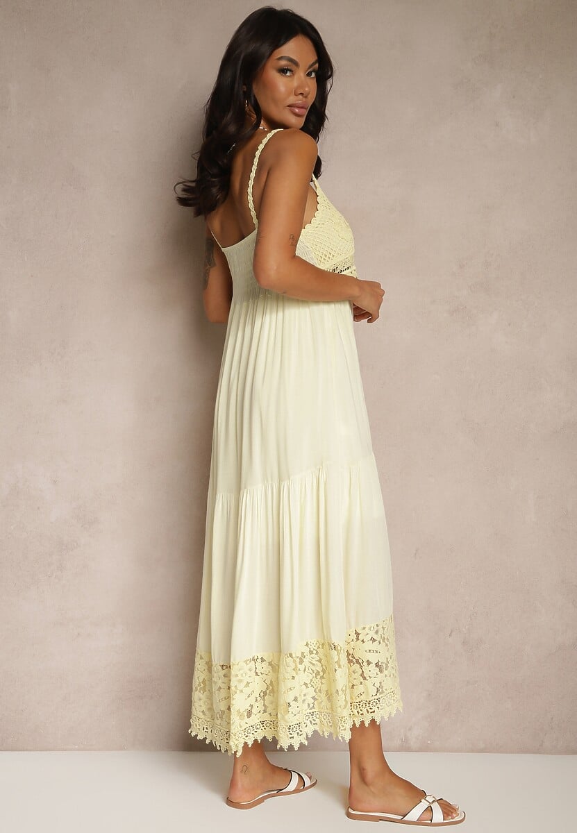 Rochie Filaniela Galbenă 3