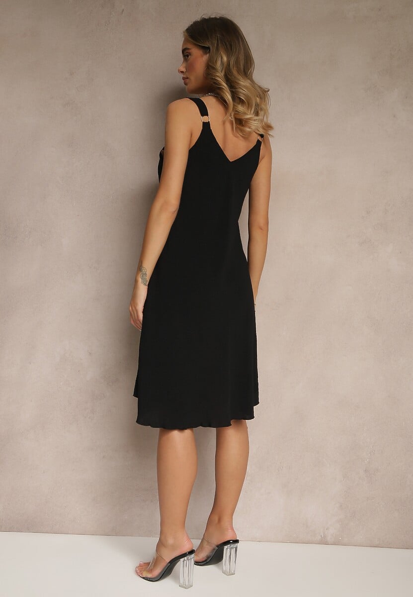 Rochie Folianne Neagră 3