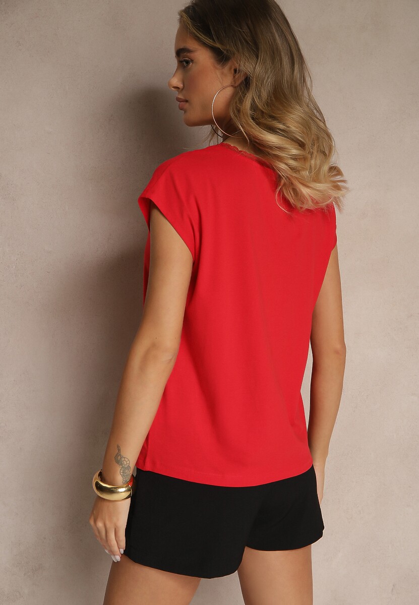 T-shirt Ralienne Roșu 3