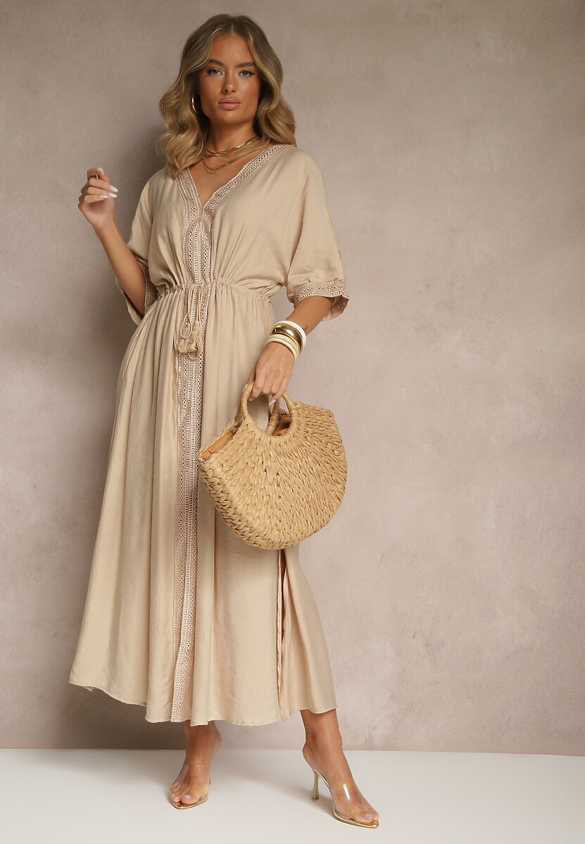 Rochie Aloviana Bej 2
