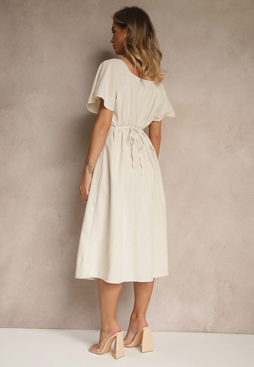 Rochie Kolarissa Bej 3