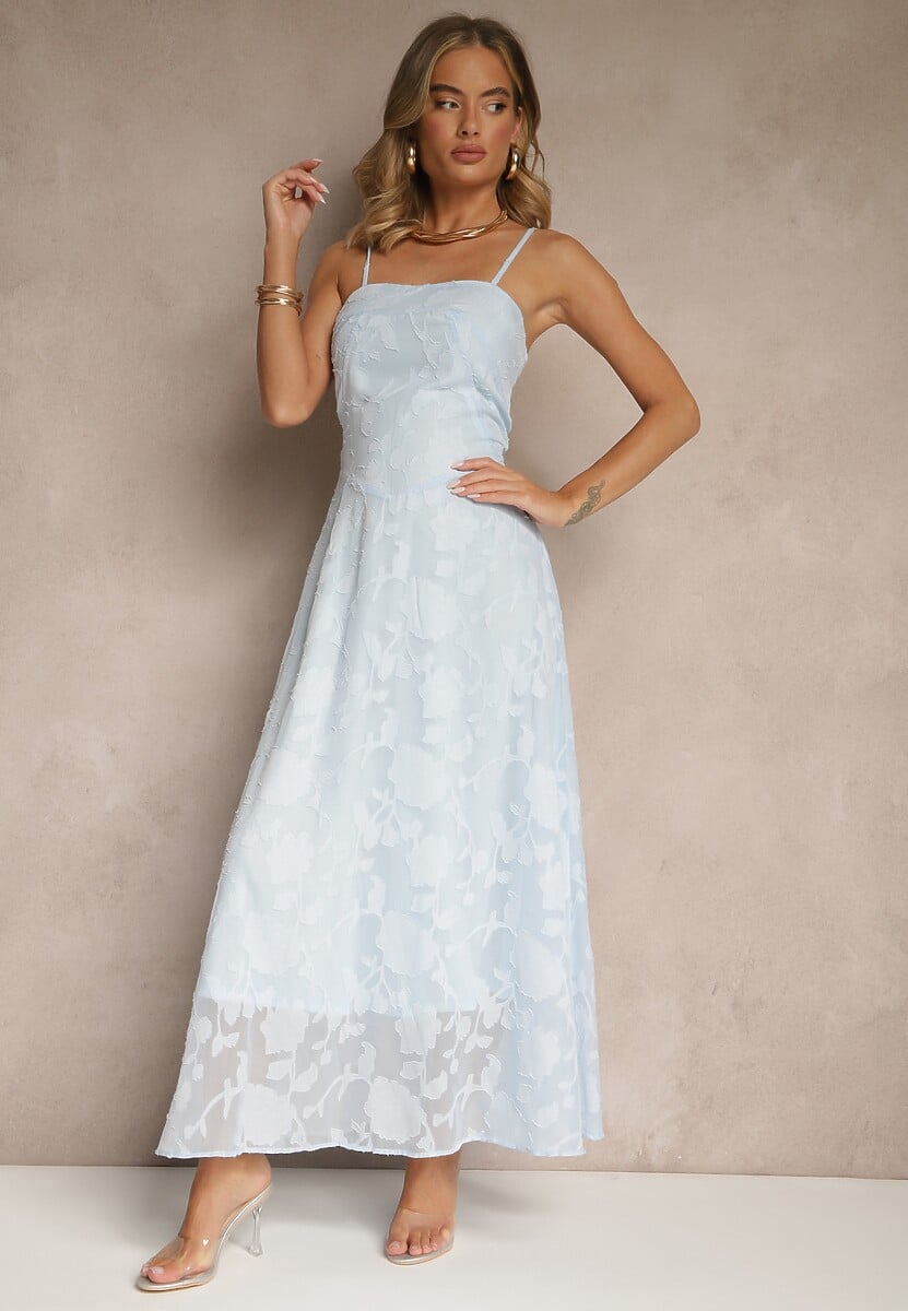 Rochie Fenalisa Albastru deschis 1
