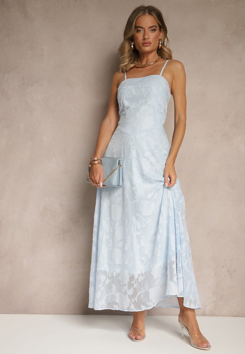 Rochie Fenalisa Albastru deschis 2