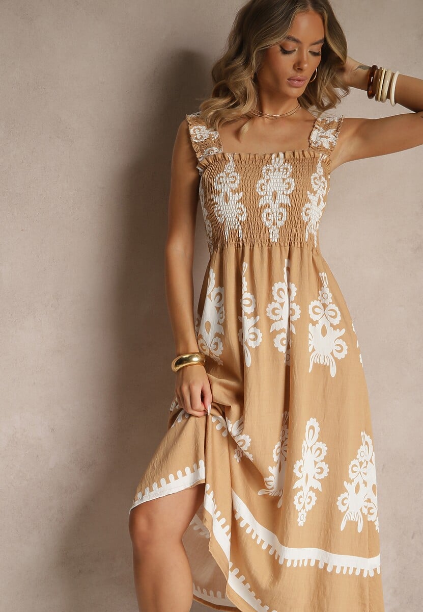 Rochie Aloxe Bej închis 1