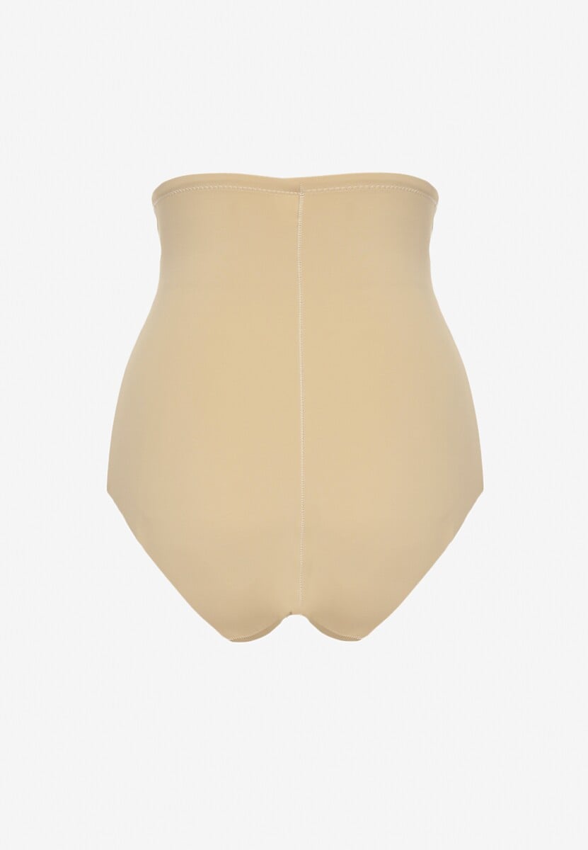 Beżowe Majtki Modelujące High Waist Savirolle 2