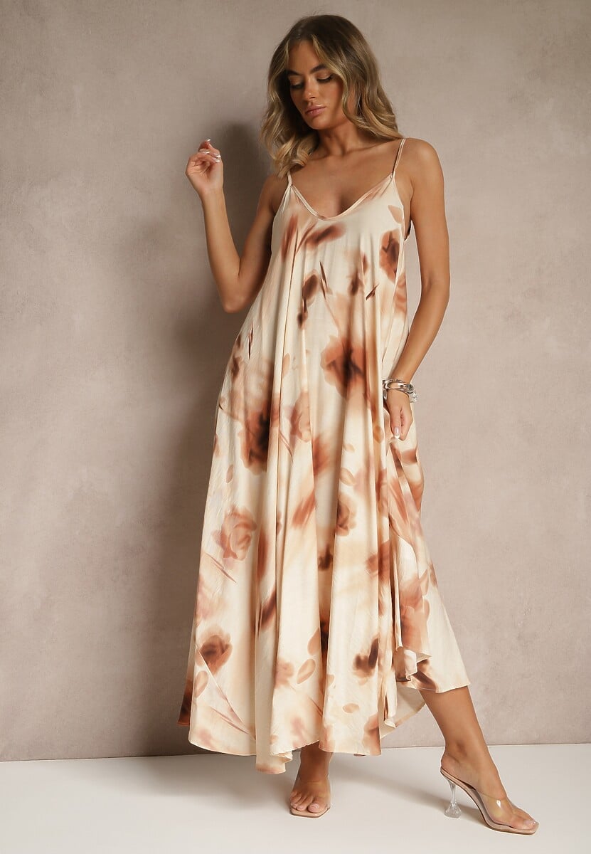 Rochie Nilluna Bej 1