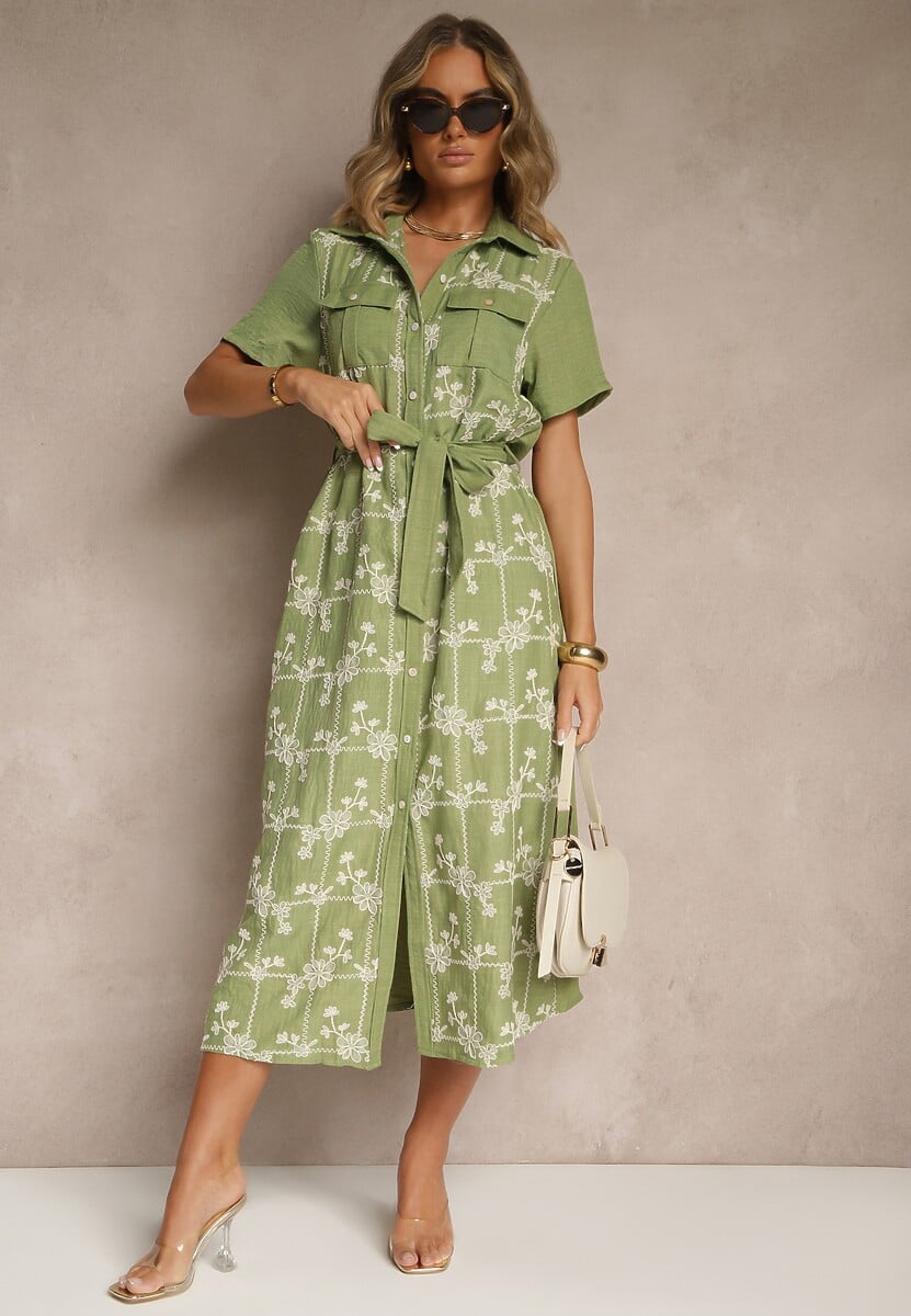 Rochie Malinnessa Verde 2