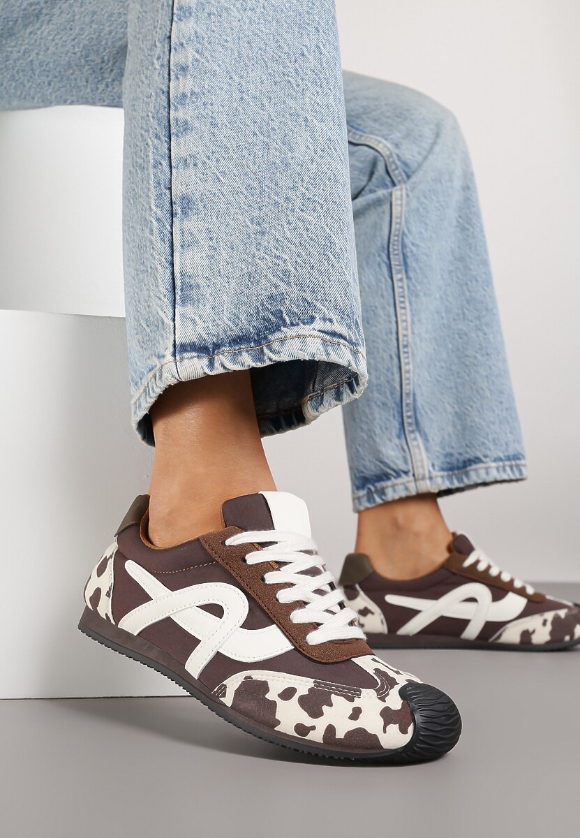 Wielokolorowe Sneakersy z Geometrycznym Wzorem Arnenta 2