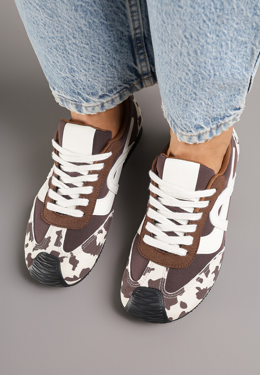 Wielokolorowe Sneakersy z Geometrycznym Wzorem Arnenta 3