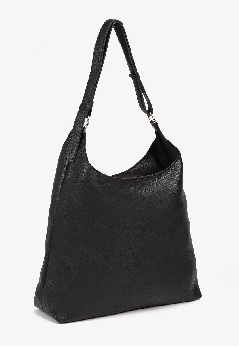 Czarna Torebka Hobo z Kosmetyczką i Paskiem Crossbody Zarosea 2