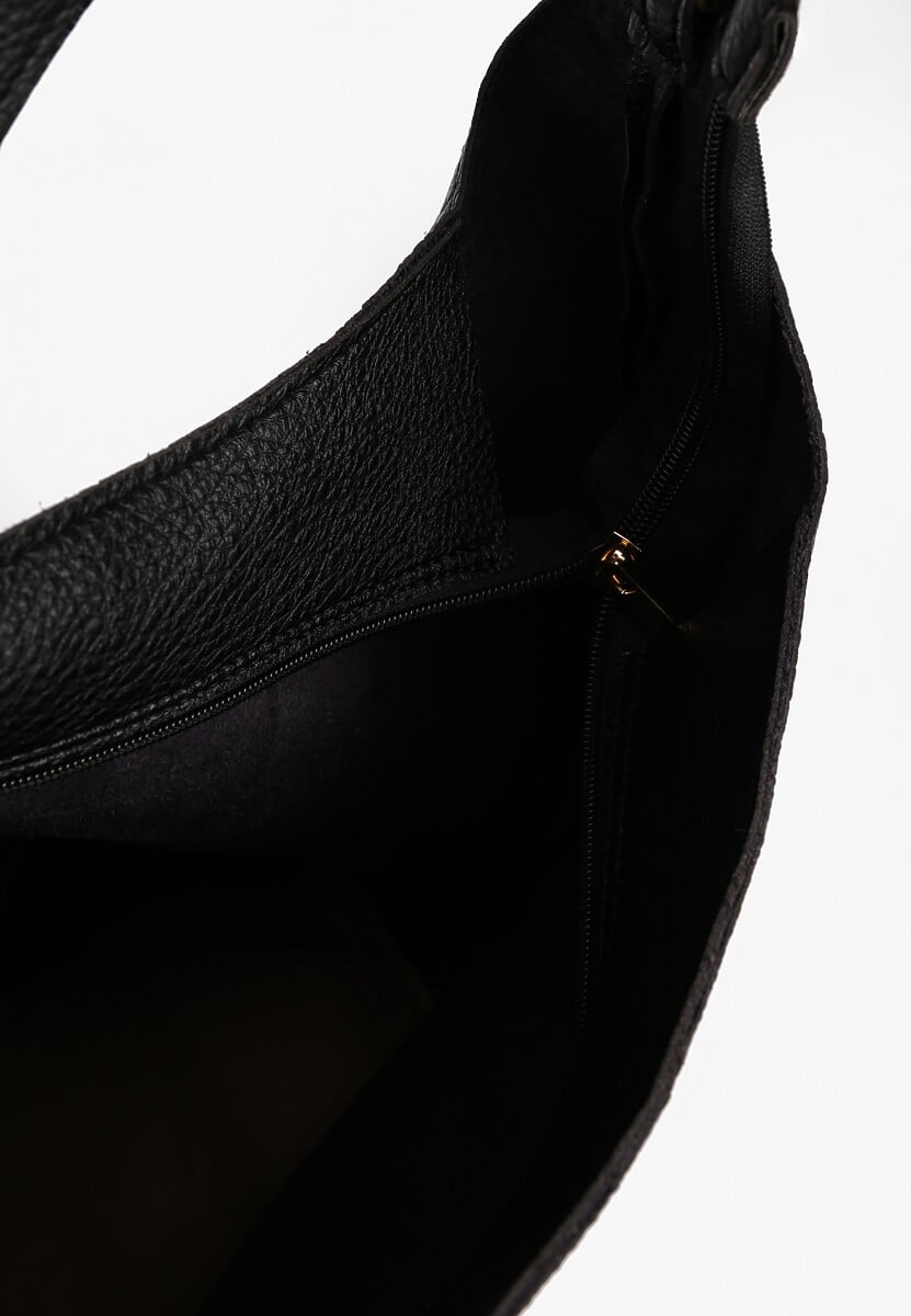 Czarna Torebka Hobo z Kosmetyczką i Paskiem Crossbody Zarosea 3