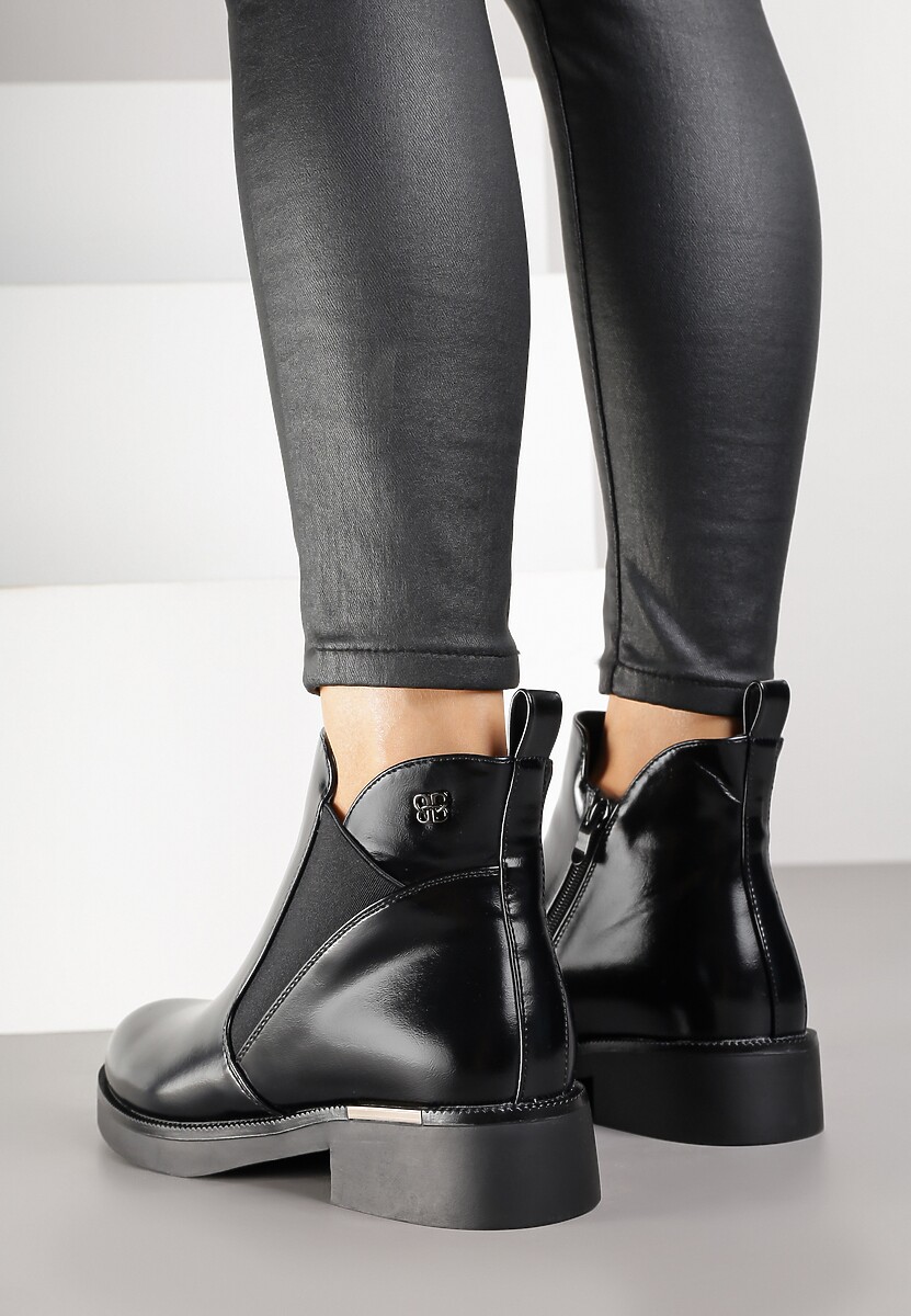Botine Meralie Negre 3