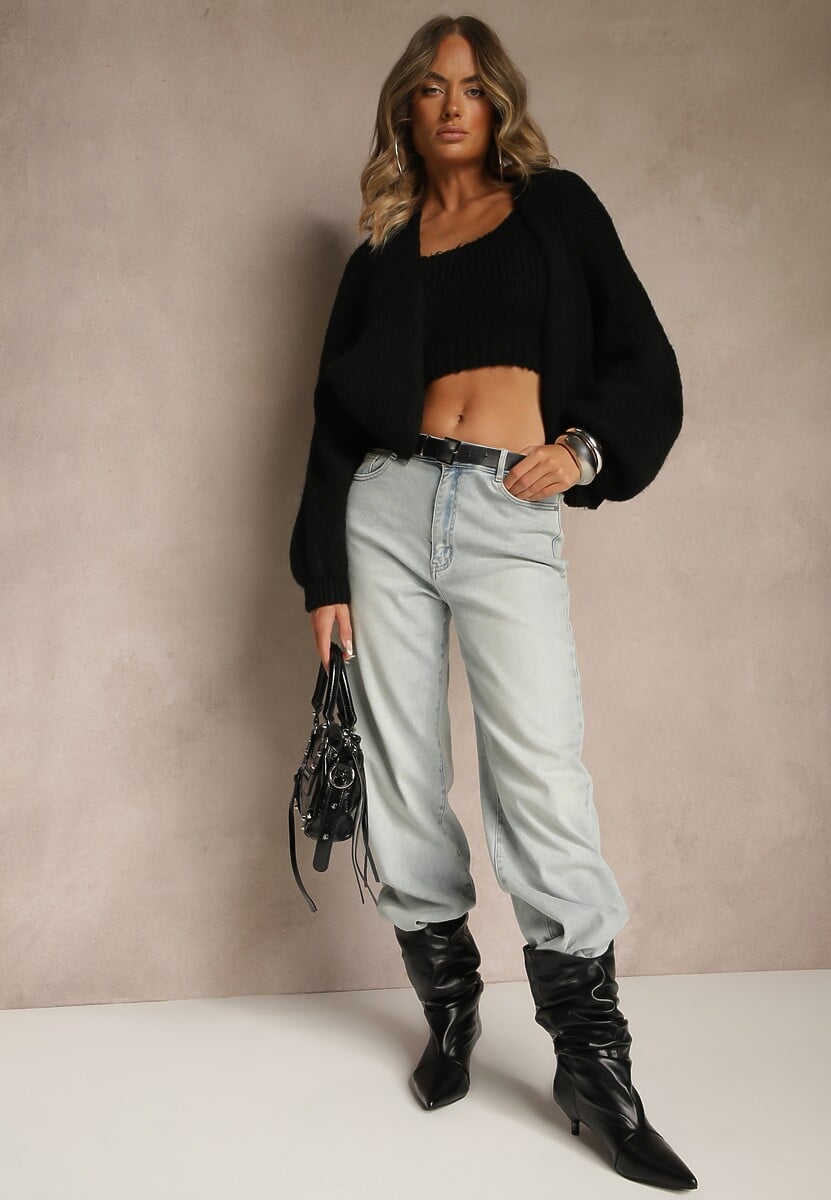Cardigan Belvane Negru 3