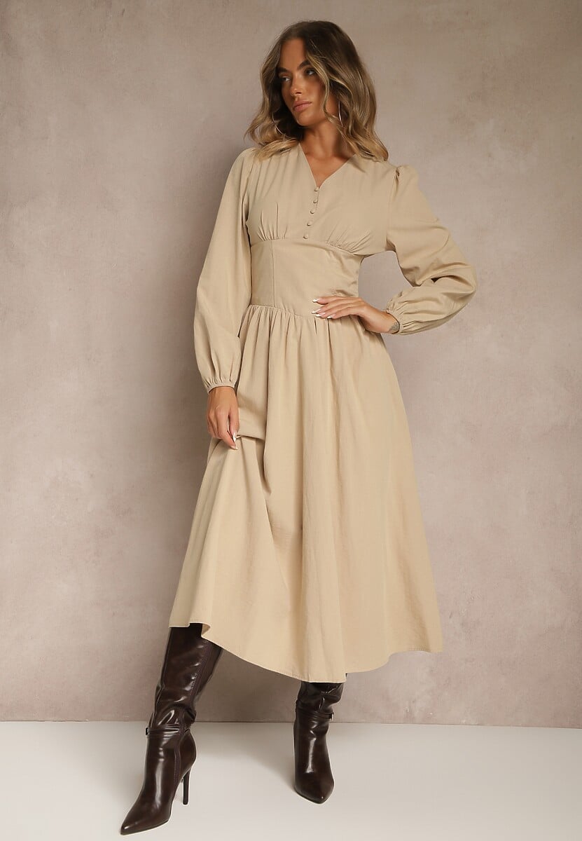 Rochie Ahlite Bej 1