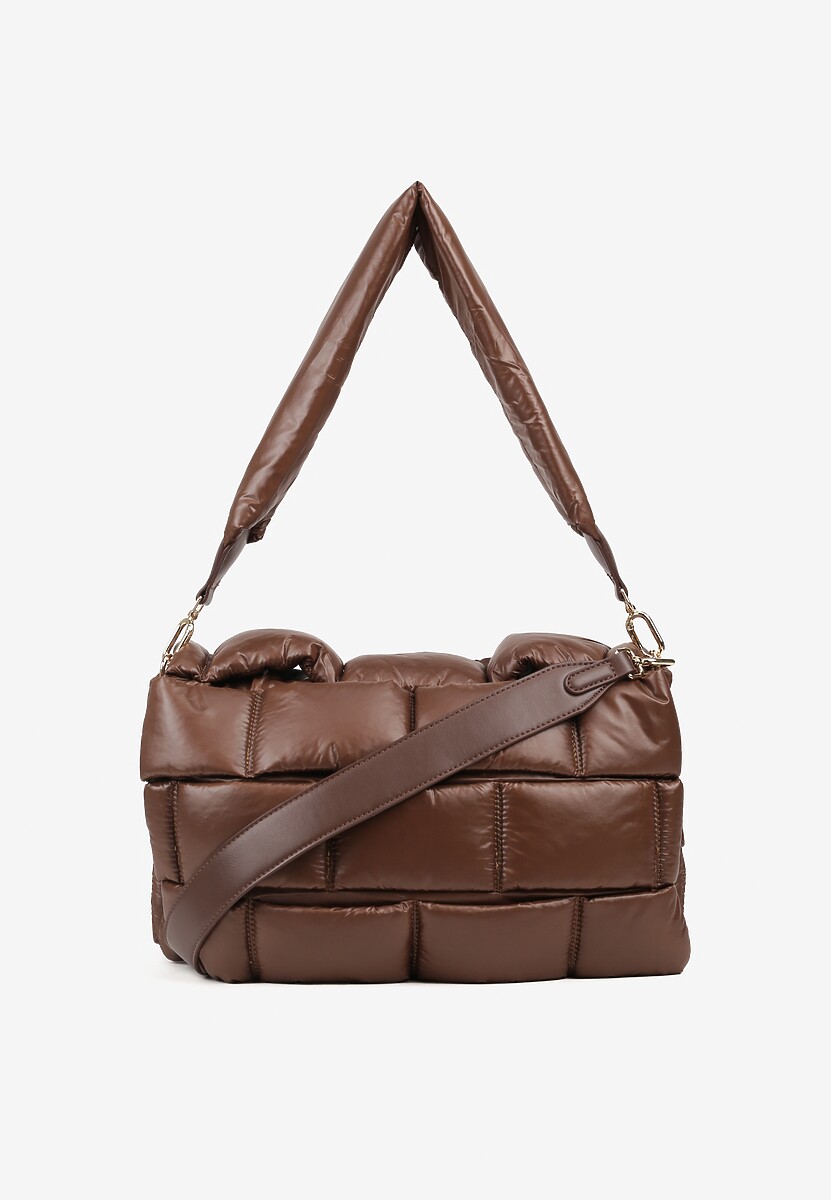 Brązowa Torebka na Ramię Typu Puffer Bag Norriva 2