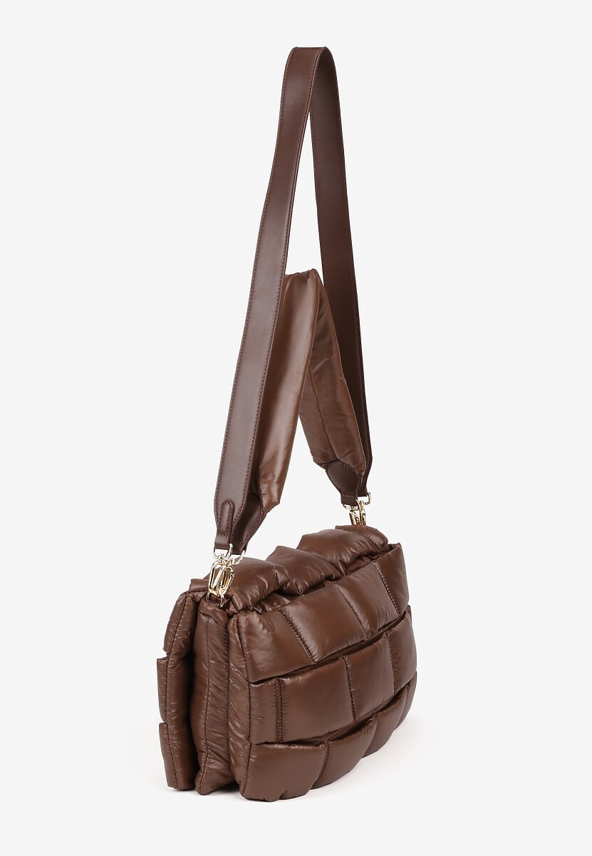 Brązowa Torebka na Ramię Typu Puffer Bag Norriva 3